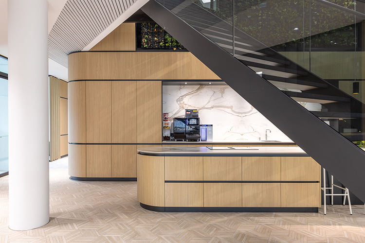 Master Oak in kitchen